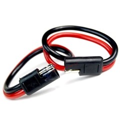 5 pack 12″ 10 Gauge 2 Pin Quick Disconnect Audiopipe Polarized Wire Harness