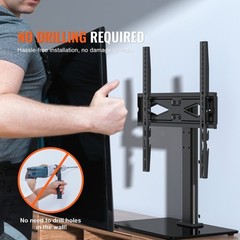 VEVOR TV Stand Mount Swivel Universal TV Stand for 32″-55″ TVs Adjustable Height