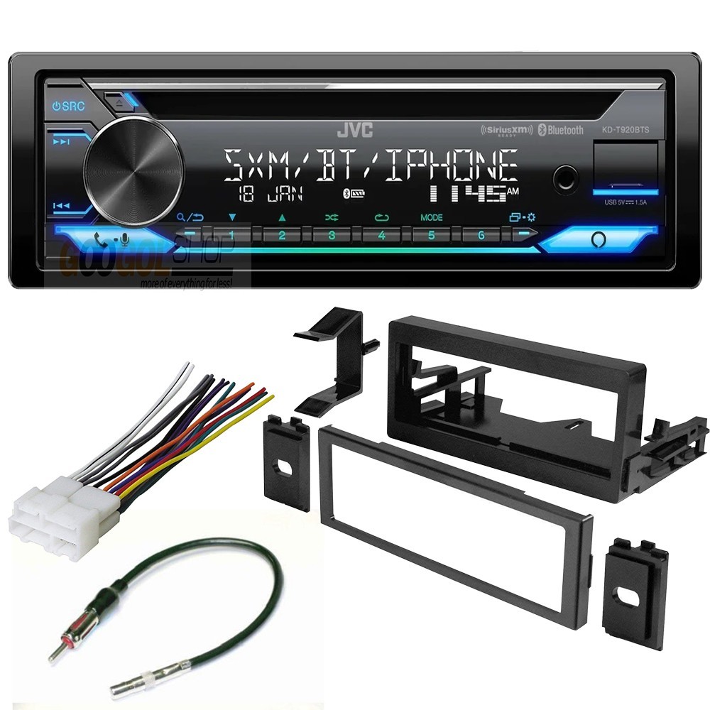 JVC KD-T920BTS Bluetooth AM/FM Radio CD 1DIN Car Stereo for 1995-2002 C/K Sierra