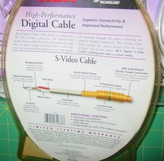 4 RCA High Performance Digital S-Video Cables DT6S 24K Gold-Plated Connectors