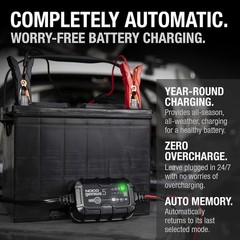 NOCO GENIUS5 5A Smart Battery Charger 6V 12V Maintainer for Lithium Lead Acid