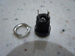 5pcs DC Power Supply Jack Socket Female Panel Mount Connector 5.5 x 2.1mm