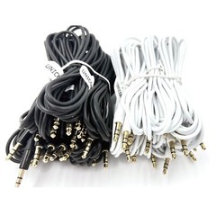 Wholesale Audio Extension Cables 3.5mm AUX MP3 Cable 2m / 6.6Ft Bulk Lot UNICORN