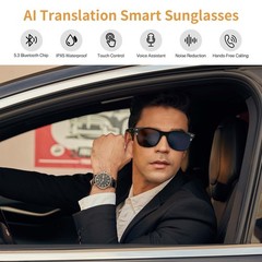AI Smart Glasses for Men Women, Real-Time Translation Glasses with ChatGPT, W…