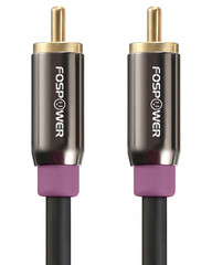 Fospower Subwoofer Cable (25 FT) RCA to RCA Audio Stereo Cable, Male to Male – D
