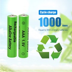 Rechargeable Battery 3000mAh 1.5V AA AAA Alkaline Batteries 1000 Cycle for Light