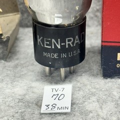NOS KEN RAD 6A3 TUBE TESTED 119%