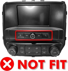 Carplay For 2014-2018 Chevrolet Silverado GMC Sierra Stereo Radio Car GPS Wifi