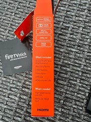 Amazon Fire TV Stick 2nd Gen 8GB 1080p HDMI Wi‑Fi Fire OS w/ Alexa Remote.