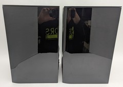 Focal Aria 906 Bookshelf Speakers PAIR Gloss Black 8 Ohm Flax Cone France TESTED