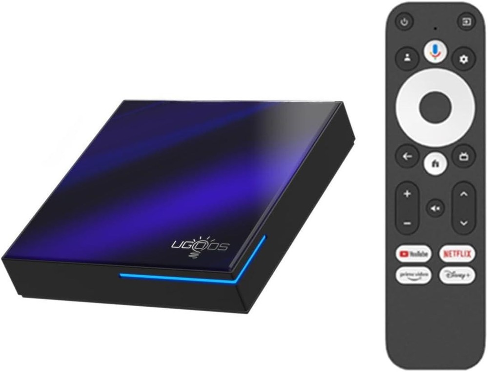 Ugoos SK2 Google TV Box – 4K HDR Streaming with Wi Fi 6 and Dolby Support