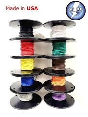 1000′ AUTOMOTIVE WIRE 18 AWG HIGH TEMP GXL STRANDED WIRE 10 COLORS 100′ EA USA