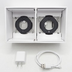 Google Nest Security Indoor Outdoor Cameras G3AL9 (Snow) 2-Pack with box