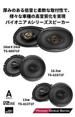 Pioneer Speaker TS-A6971F 16cmX24cm Unit Speaker 3 Way