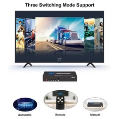 5 in 1 out HDMI Switch 4K 60Hz HDMI 2.0 Switcher For PS3/PS4/PS5, for Xbox 360
