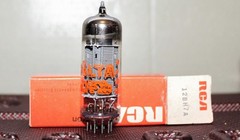 RCA 12BH7 GRAY PLATE HALO GETTER TEST NOS IN BOX VINTAGE 1960’S