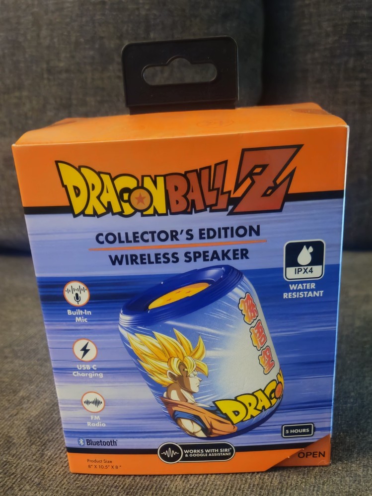 Dragon Ball Z Collector’s Wireless Speaker CultureFly Goku Vegeta Bluetooth New