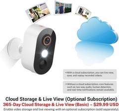 Wireless Security Camera For Home Outdoor Security, Battery Powered 1080P HD
