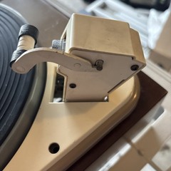 VTG Garrard Laboratory Type A Turntable & Wood Plinth Base WORKS READ! NO COVER
