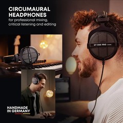 Beyerdynamic DT 990 PRO 250 Ohm Open Back Studio Headphones Gray New IN BOX