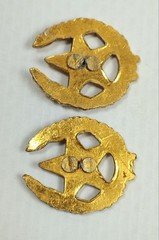 Vintage Lot 8 pcs Collectible Soviet Aluminum Small Badges-Emblems for Clothing