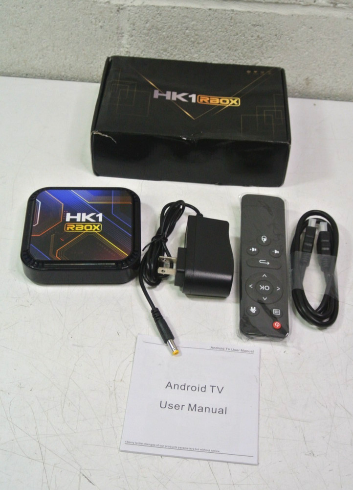 HK1 RBOX K8S Android TV Box 13.0 Android Box 4GB RAM, 64GB ROM. RK3528