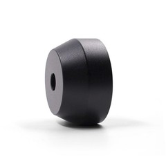 45 RPM Record Adapter 7 Inch Vinyl Dome Adapter for Turntables Black