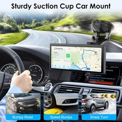 CarPlay Screen Suction Cup Mount Dashboard/Windshield Holder for7-11″Car Monitor