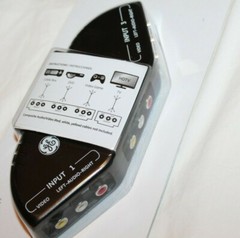 General Electric Black 3-Device Audio/Video Switch