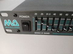 Mclellend Model GE-31 Graphic Equalizer Mono 31 Band Dual voltage 110-220