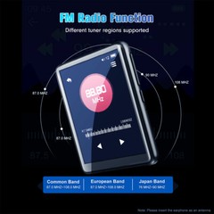 Bluetooth MP3 Lossless 2.5″ Full Touch Scree Music Player HiFi Lossless Sound