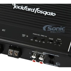 Rockford Fosgate R500X1D 500W Monoblock Amplifier w/ 4 Gauge Amp Kit Bundle