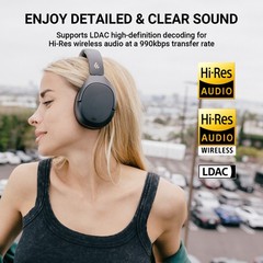 Edifier W830NB Active Noise Cancelling Bluetooth Wireless Over-Ear Headphones