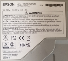 Epson PowerLite 980W 2,980 HOURS W/ REMOTE AND POWERCORD
