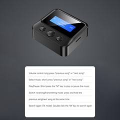 Bluetooth 5.0 Transmitter Receiver EDR Wireless Adapter USB Dongle 3.5mm AUX RCA