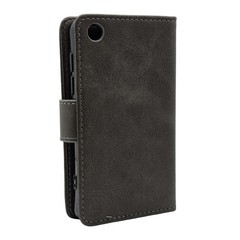 Samvix Leather Book Case for Q6 Music Player (Gray)
