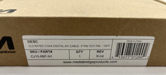 (14) MediaBridge DESC CL2 Rated Coax Digital A/V Cable F Pin to F CJ15-6BF-N1