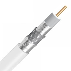 1000ft WHITE Trishield Coaxial RG6 Cable 18 AWG Indoor Outdoor 1000′ UL ETL
