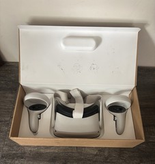 Meta Quest 2 128 GIG Standalone VR Headset w/ Controllers & Box,