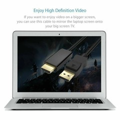 Display Port to HDMI Cable DP Adapter Converter Audio Video PC HDTV 1080P 60Hz