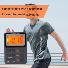FM/AM portable mini radio, multi-function radio, MP3, 3.5 headphone jack