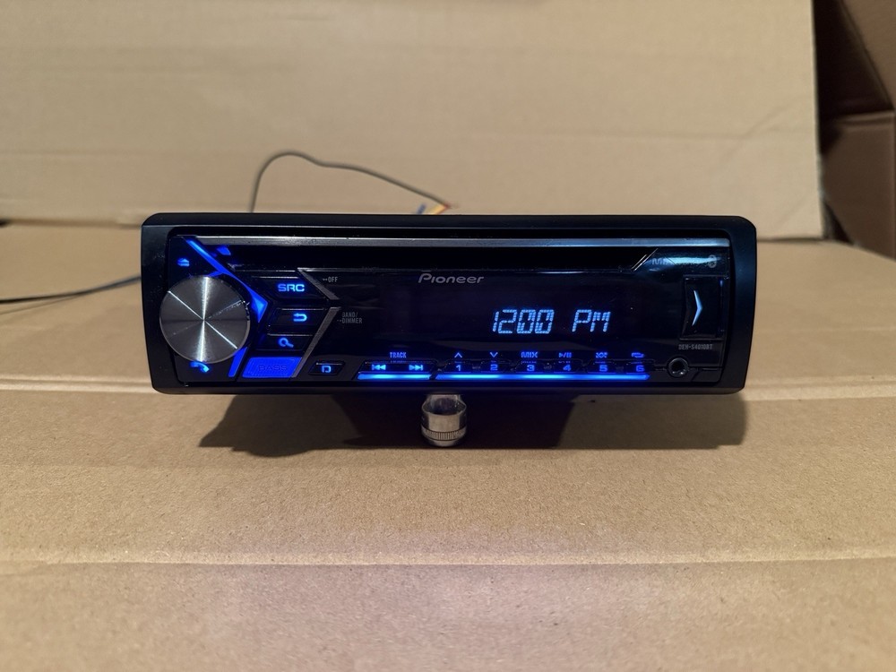 Pioneer DEH-S4010BT Car Radio Receiver Bluetooth CD Stereo W/ HARNESS SINGLE DIN