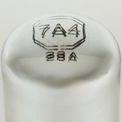 (1) Tested ITT 7A4 Tube with Box Code 126 Loctal Tube Medium Mu Triode Tube