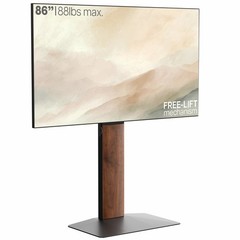 VIVO Free-Lift TV Stand with Super-Sized Base, Fits 55″ to 86″ Screens