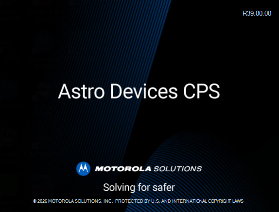 Motorola APX ASTRO CPS R39.00.00 2026 PROGRAMMING SOFTWARE – Digital Copy