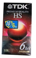 TDK HS T-120 VHS Video Tapes 6 Hours EP Mode – 10 Pack Factory Sealed NEW