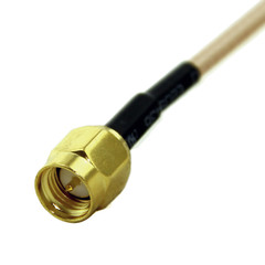 Male SMA-Male SMA Pigtail Cable, RG316, 0.5′, HackRF Upconverter RTL-SDR 15cm US