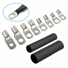 280PCS Car Copper Lug Ring Terminals Cable Electrical Wire Crimp Connectors Kit