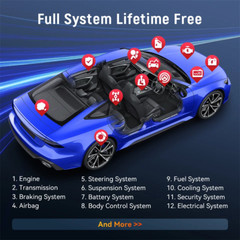 2025 NEW Thinkcar BD6 OBD2 Scanner Code Reader Full System Car Diagnostic Tool