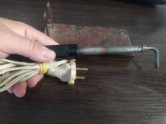 Soviet electric soldering iron. Working condition 1970-80 Made in USSR Vintage